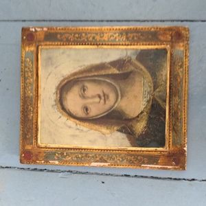 The Virgin By Bernardino Luini print on wood